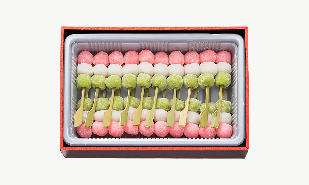 三色団子(薄甘味)20本 (ギフト用パッケージ)